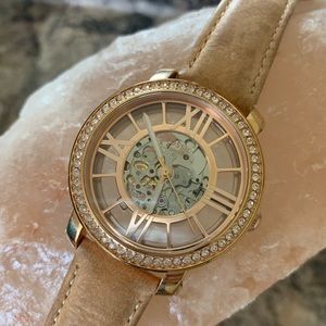 Fossil watch rose gold